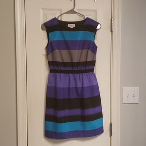 Ann Taylor Loft Striped sleeveless dress